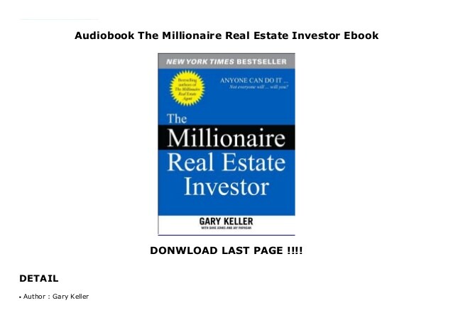 the millionaire real estate investor audiobook download